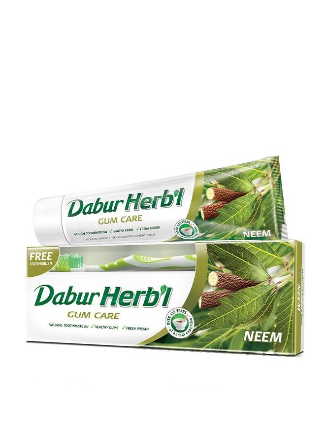 Dabur Herbal Neem Toothpaste For Healthy Gums And Fresh Breath - 150 gm (Pack of 3) - pzsku/Z7D6C6B1E0ABC57A0C57FZ/45/_/1680179168/ac294009-3851-4dfd-8854-7cc8ca4d1066