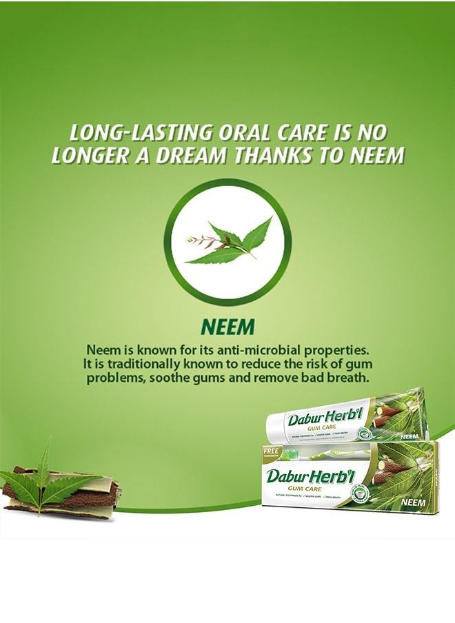 Dabur Herbal Neem Toothpaste For Healthy Gums And Fresh Breath - 150 gm (Pack of 3) - pzsku/Z7D6C6B1E0ABC57A0C57FZ/45/_/1680179170/586353f3-27aa-4ee9-8f90-b02b968ea316