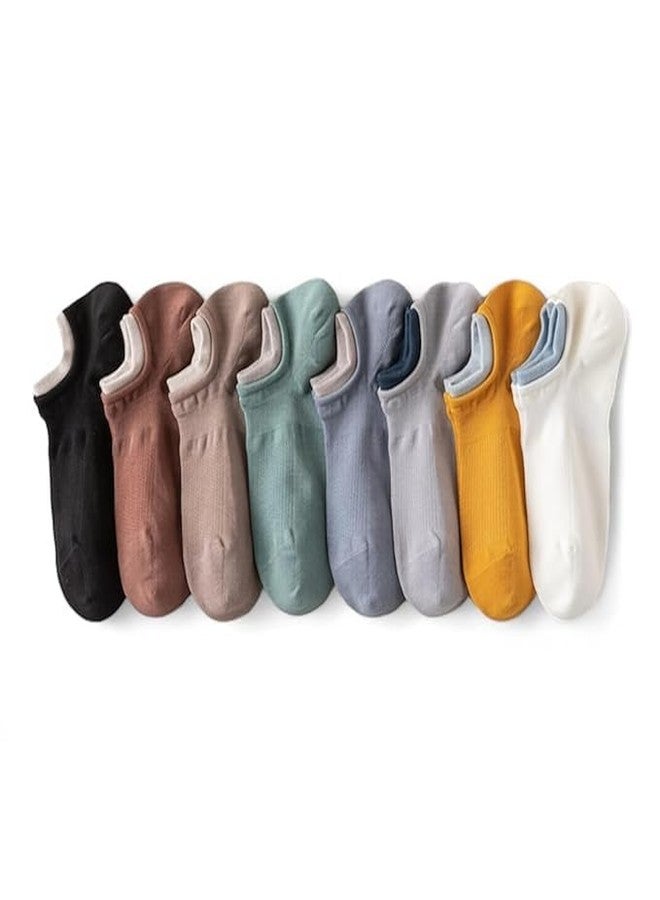 REIL RAID Pack of 8 Multicolour Unisex Ankle length Socks, Made With Durable & Breathable Cotton, Free Size, Addy Edition, Suitable for all Season, Soft & Breathable, Daily Use - Image 1