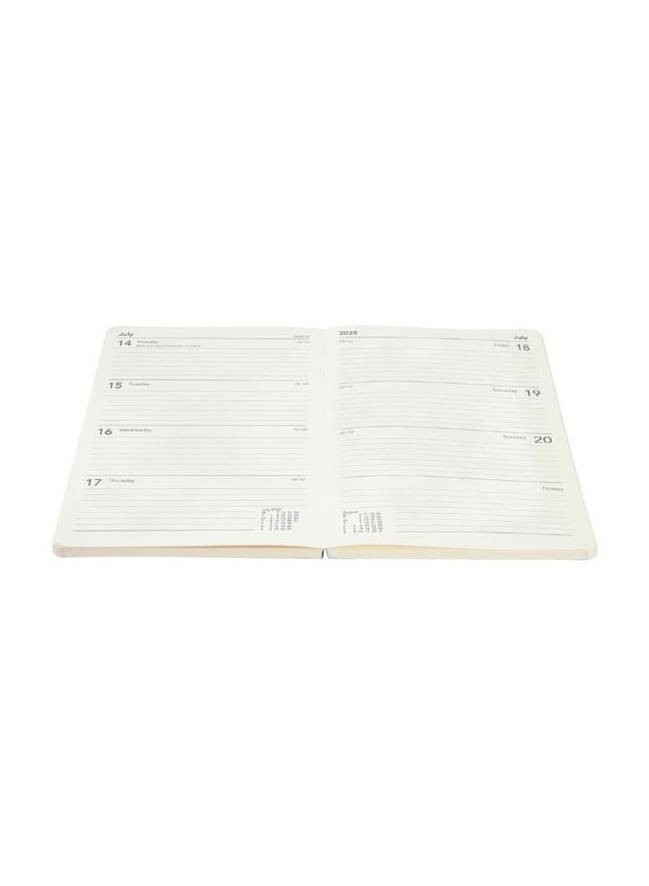 Collins Collins Maru 2025 Planner - A5 Week To View Cut Flush Diary - Cats - (MR153.CT-25) - Weekly Planner with Cute Animal Design  - Image 4