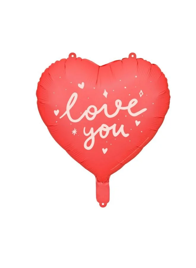 Share The Love Foil balloon Heart ''I love you'', 45 cm, mix