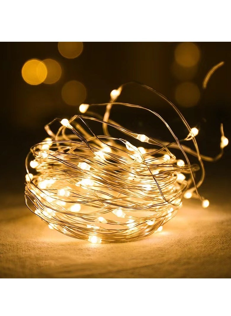 Mei Lifestyle 3m Long Warm String Lights with Batteries 20 LED Decorative Lights  - Image 1
