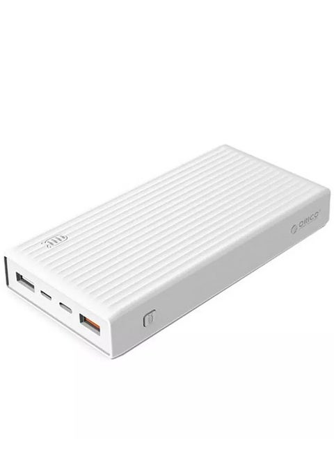 بنك الطاقة الذكي K20000 بقدرة 20000 مللي أمبير في الساعة بقدرة 18 وات USB-A وType-C وMicro B، 2 × منافذ إدخال (Type-C وMicro USB) - 3 × منافذ إخراج (Type-C وUSB Type-A)