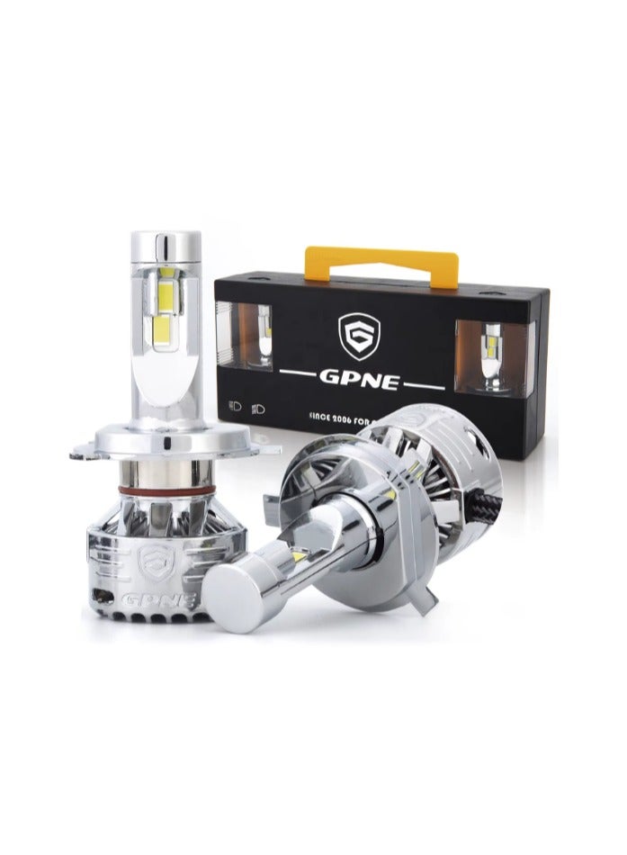 GPNE H7 R6 LED Headlight Bulb 75W/Lamp Nature White 6000K 21000LM 9-32V DC