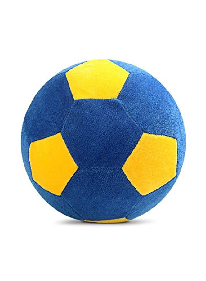 Babique Ball Soft Toy Stuffed Plush Ball Kids Baby Boy Girl Birthday Gift 25 Cm (Yellowblue) - Image 1