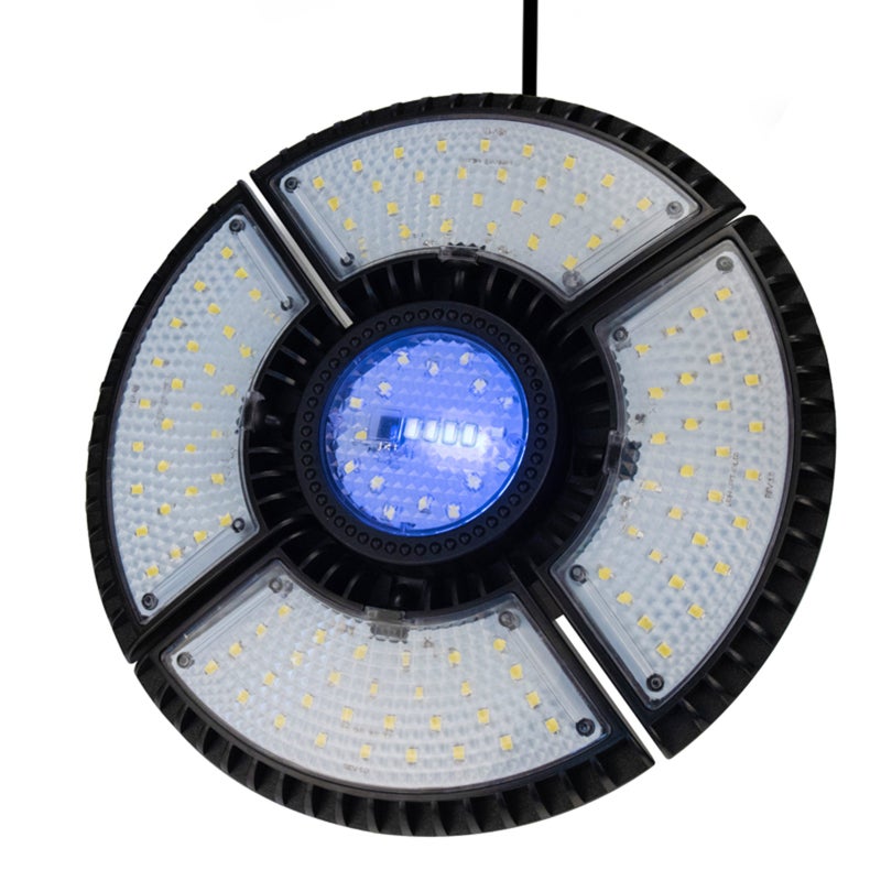 136LEDs Solar Pendant Lamp Garage Light Indoor Outdoor Hanging Lights with Remote Controller IP65 Waterproof for Shed Garage Barn Balcony Gazebo - Image 4