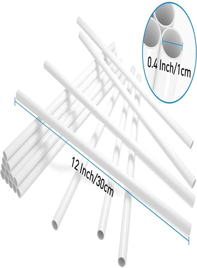 CAKE DECOR Plastic White Dowel Rods for Tiered Cake Construction, (30 cm x 1 cm) 8 Pieces - Image 2