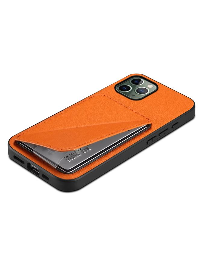 Zaboon Case For iPhone 11 Pro D04 Calf Texture Dual Card Slot Holder Phone Case - Image 5