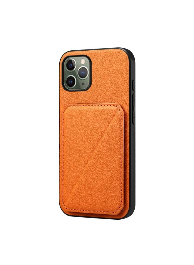 Zaboon Case For iPhone 11 Pro D04 Calf Texture Dual Card Slot Holder Phone Case - Image 1