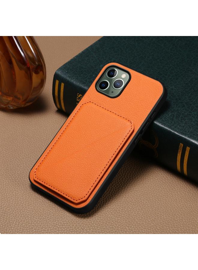 Zaboon Case For iPhone 11 Pro D04 Calf Texture Dual Card Slot Holder Phone Case - Image 2