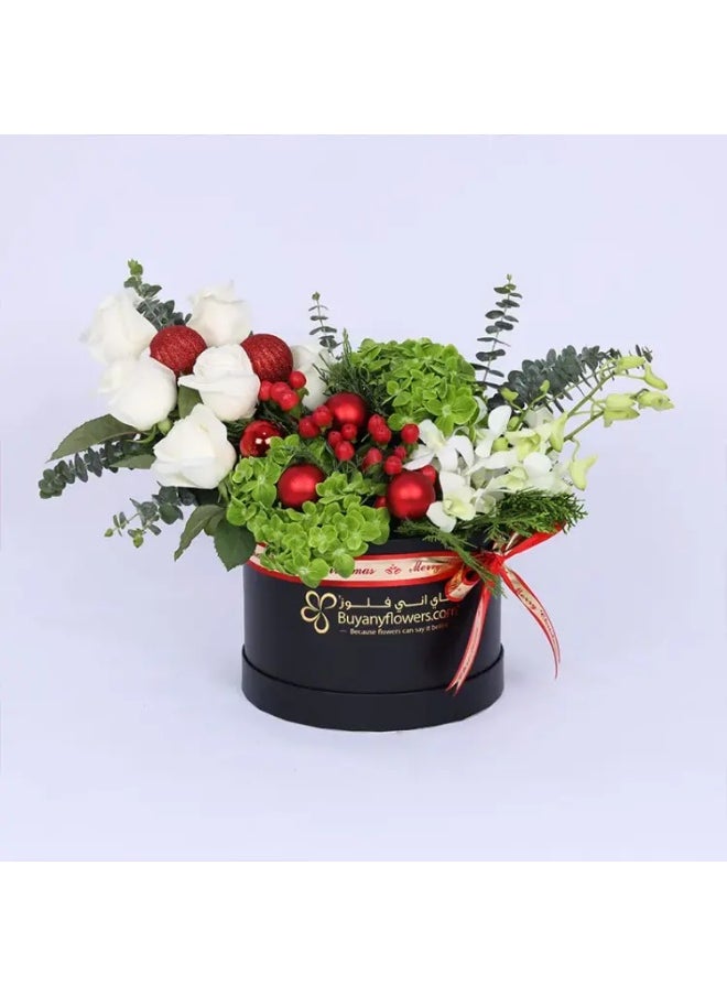 Buy Any Flowers - Holiday Bliss Flower Box - Image 1