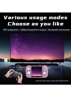 ANBERNIC RG Cube Retro Handheld Game Console 64bit Android 13 Unisoc T820 3.95 Inch IPS Screen Hall Joystick RGB lighting effect (Purple) - pzsku/Z7D6CFE3CCFE43FF729D1Z/45/_/1719482662/d6b45fc3-2ab7-4a93-9788-e323ab7bb9a9