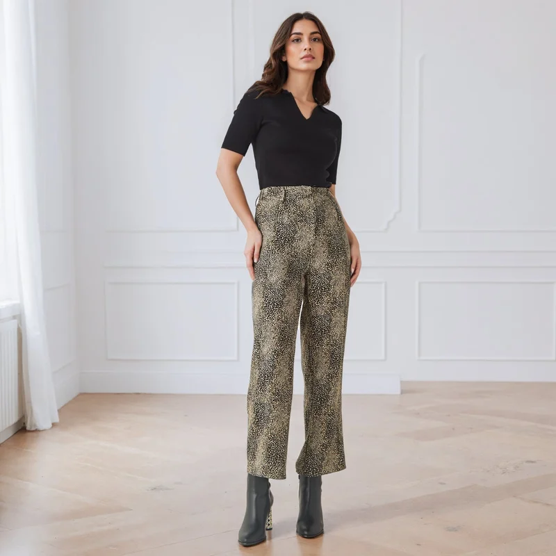 Splash FAV Textured V-neck Polo T-shirt