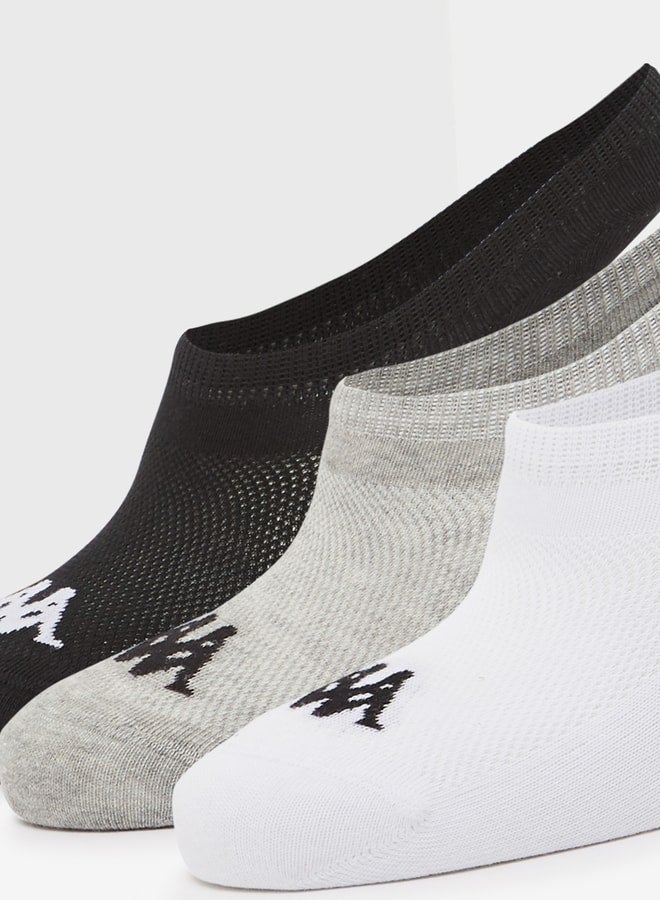 Kappa Men's No Show Sports Socks - Set of 3 - Image 2