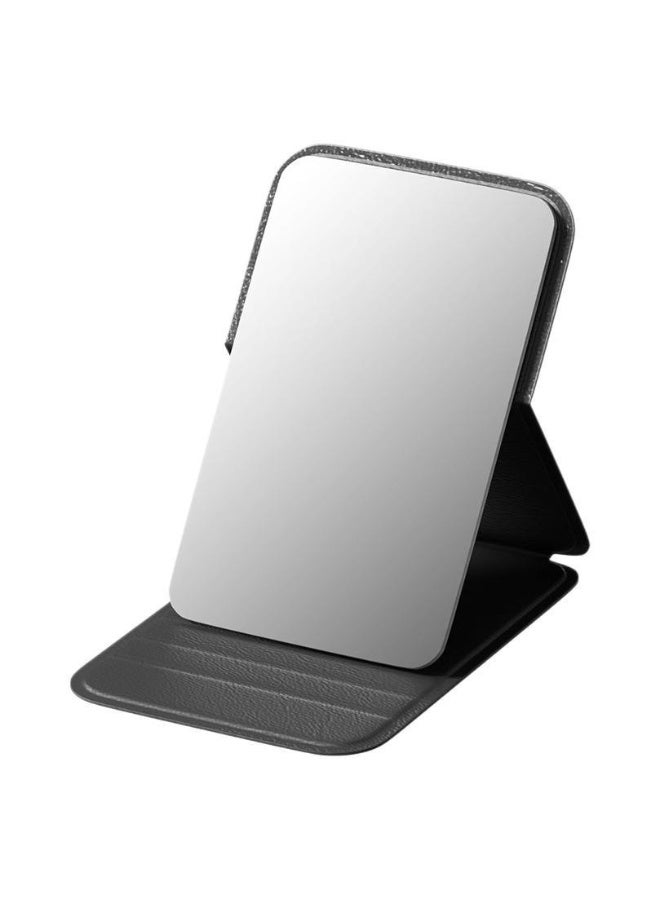 NAME Pocket Mirror, Portable Folding Compact Makeup Mirror for Quick Touch-ups on the Go (Black) - Image 2