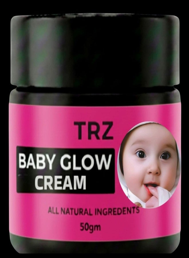 TRZ Best Baby Glow Cream Milky Soft Baby Face Cream | Daily Moisturizing Face Cream for Babies With Coconut Oil, Milk Protein & Vitamin B5 Give Korean Glow 100% Herbal 50gm - Image 4