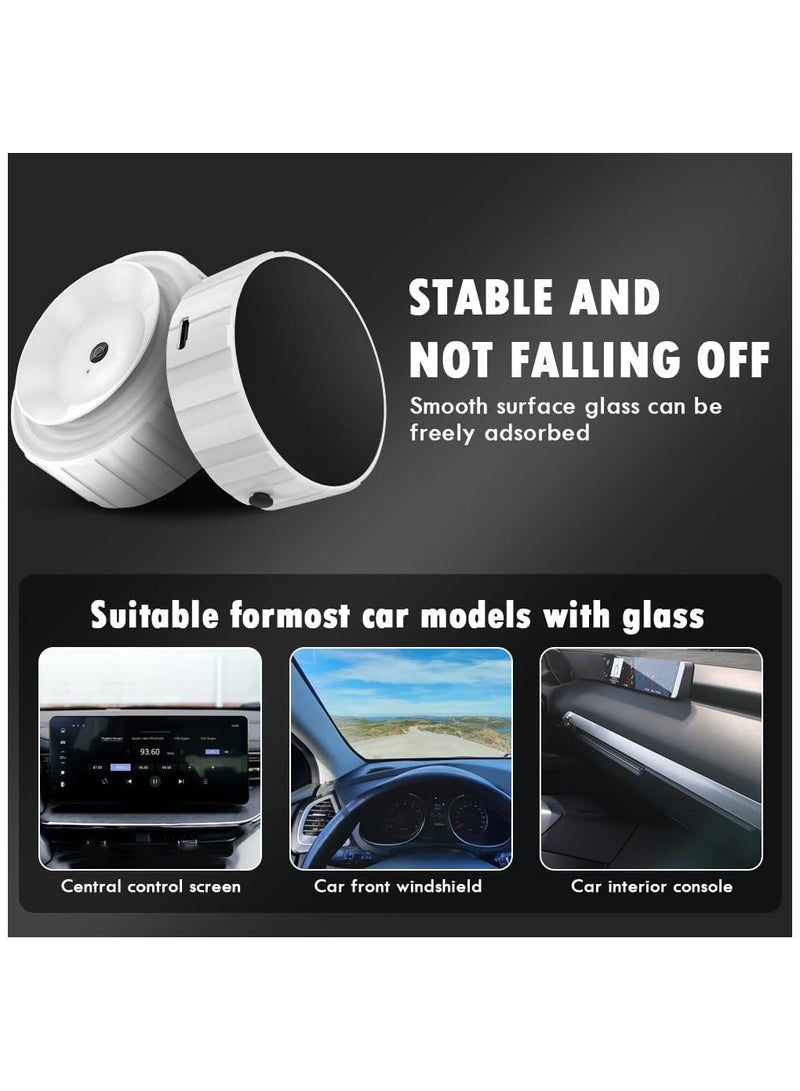 GUDOO Magnetic Suction Cup Phone Holder for Car, Universal Car Phone Holder Mount for Dashboard Windshield, Fits MagSafe Phone Stand Car Cradle for iPhone 15 14 13 Pro Max and Most Android Phones - Image 4