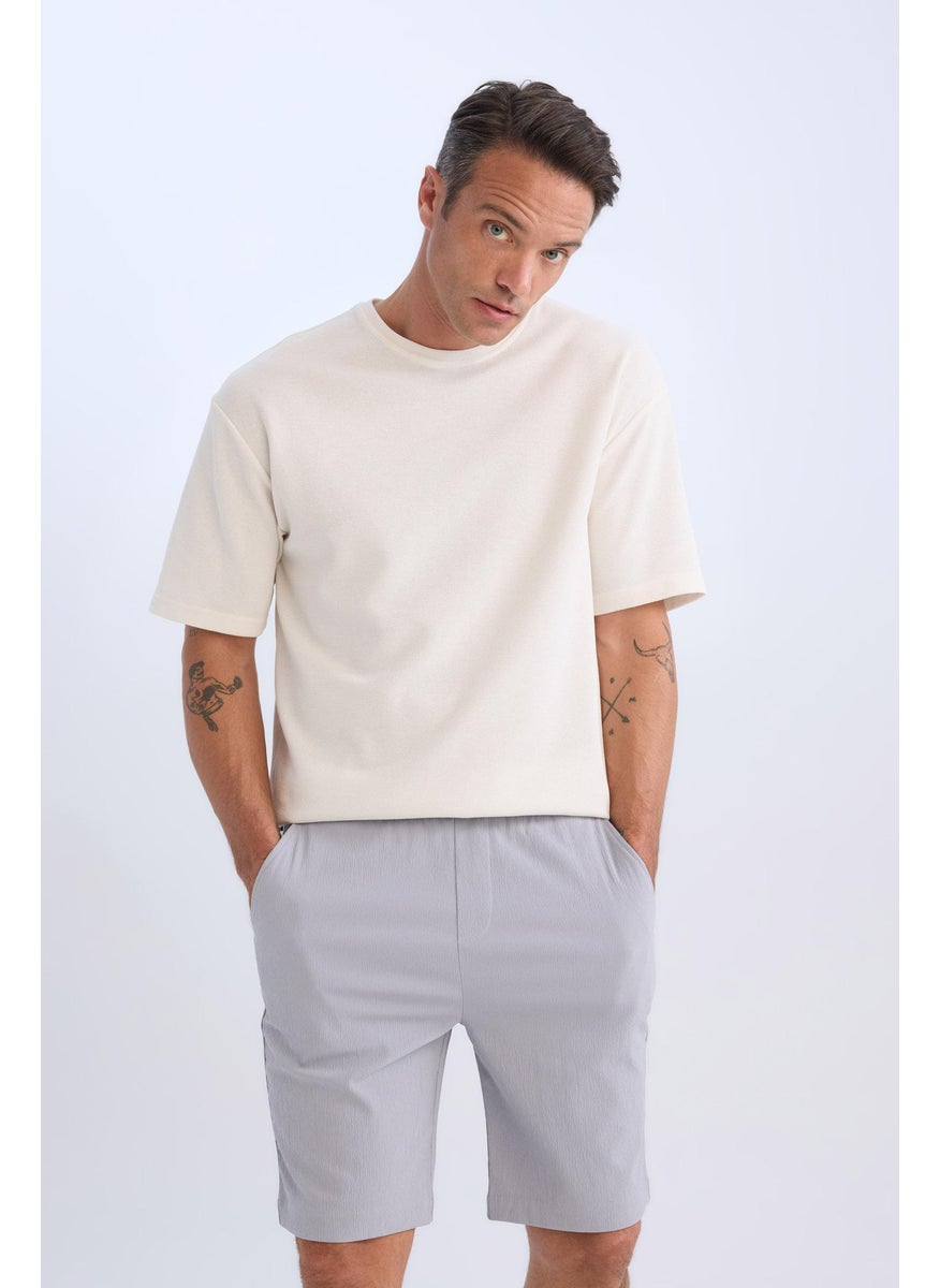 Man Regular Fit Bermuda