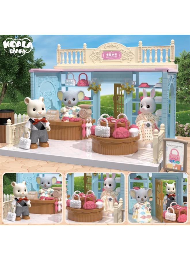 KOALA DIARY Bathroom Kitchen Bedroom Dresser Kitchenware Princess Doll House Girls Play House Scene Toys - Image 3