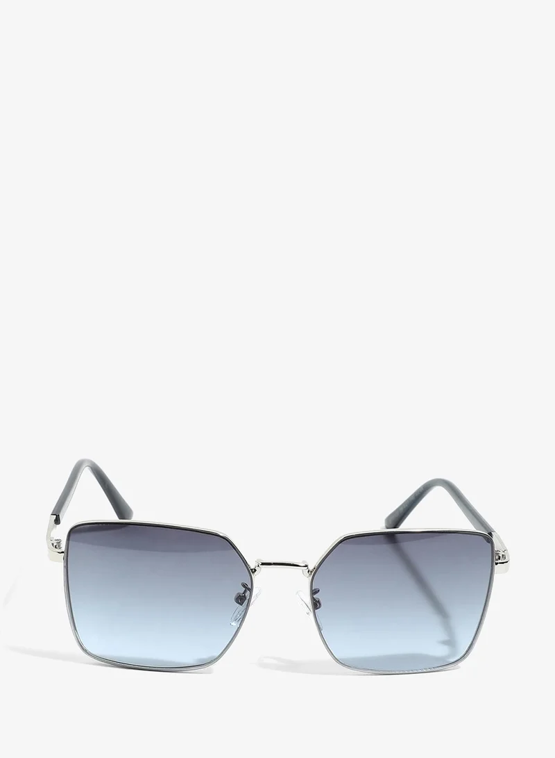 Haute Sauce Polarized Full Rim Rectangle Sunglasses For Women