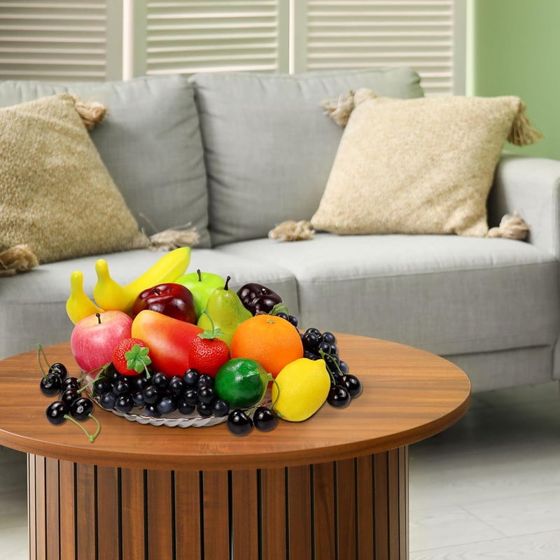 Lorigun Artificial Fruits Pack, Fake Fruits for Home Decor, Simulation Fruit Set, Party Chirstmas Decortion, Fruit Modle for Photoshoot, Fake Strawberry, Mango, Bananas. Total 20 Pieces/Set - Image 4
