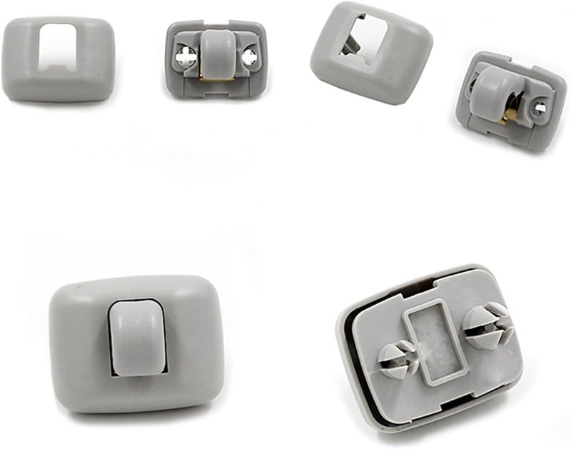 QASULER Gray Sun Visor Clip for Various Car Models - Image 5