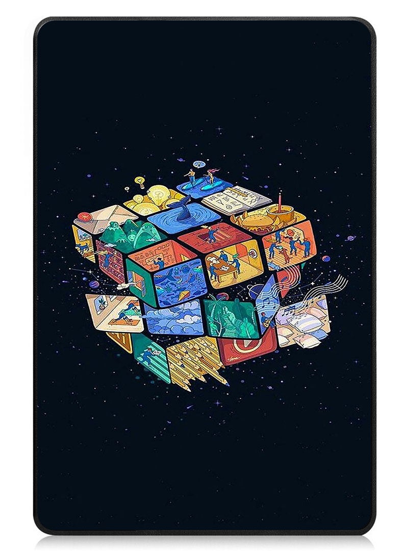 Theodor Protective Flip Case For Samsung Galaxy Tab S9 FE With Trifold Stand Auto Wake Sleep Shockproof Cover Cube - Image 1