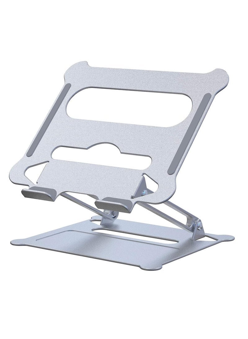 Adjustable Laptop Stand, Ergonomic Laptop Stand for Desk , Light Weight Aluminum Laptop Holder, Computer Stand Compatible with Mac MacBook Pro Air, - Image 1