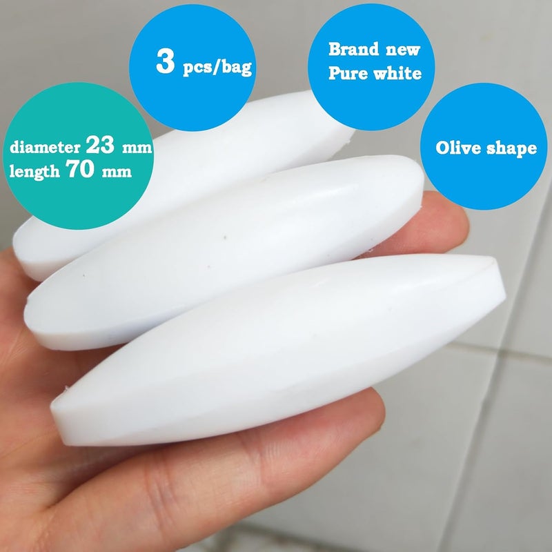 BBTCTY Magnetic Stirrer Stir Bar Big 2.8 inch Length PTFE Magnetic Mixer Stir Bars - Image 3