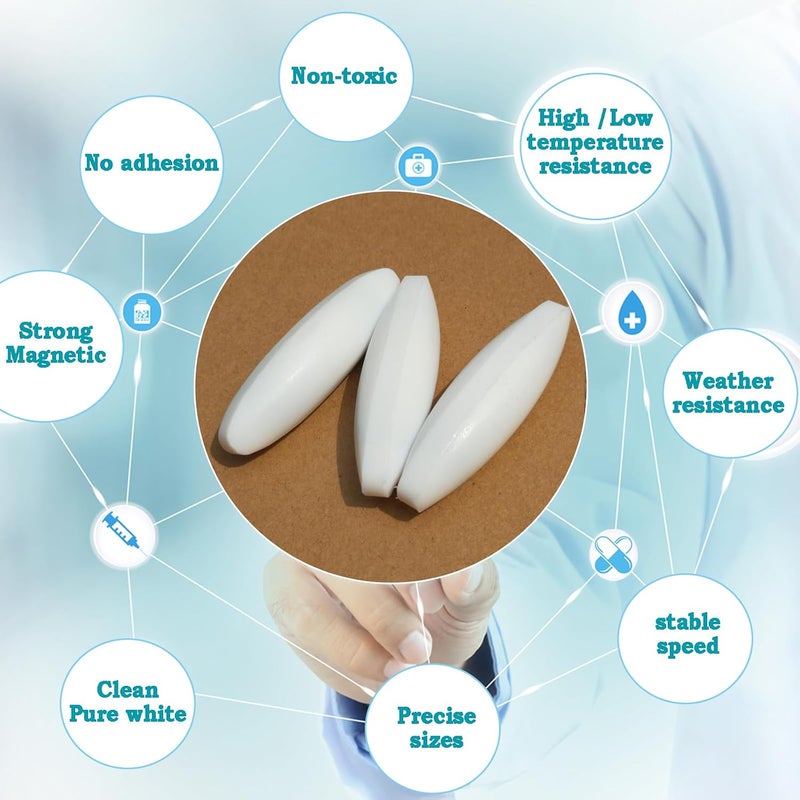 BBTCTY Magnetic Stirrer Stir Bar Big 2.8 inch Length PTFE Magnetic Mixer Stir Bars - Image 4