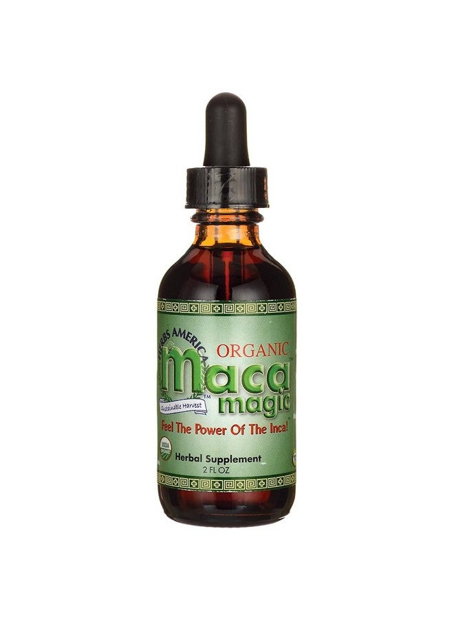 ماكا ماجيك :مستخلص سائل عضوي 100% (2 أونصة) من الماكا الممتازة من بيروف - مزيج كامل الطيف من الماكا السوداء والماكا الحمراء والماكا الأرجوانية والماكا الصفراء - معتمد عضويًا - نباتي خام - Image 1