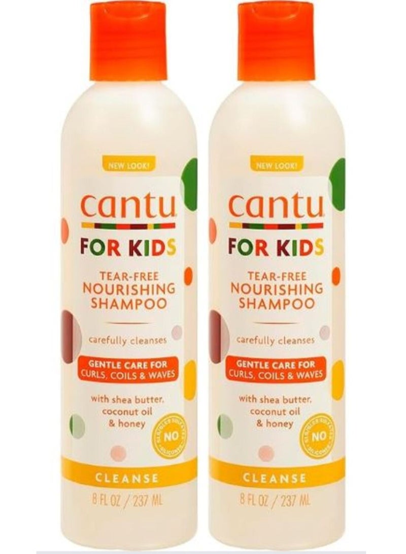 Cantu Cantu Care for Kids Tear-Free Nourishing Shampoo 237 ML 2PC 
