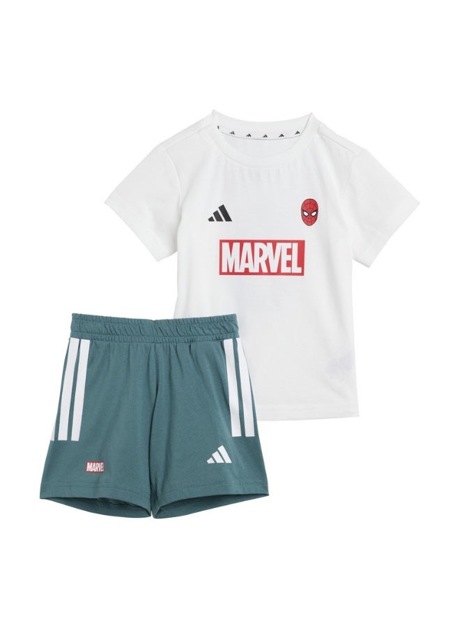 Adidas Adidas I Mrvl Sm T Set U White Not Sports Specific Suits For Unisex  - Image 1