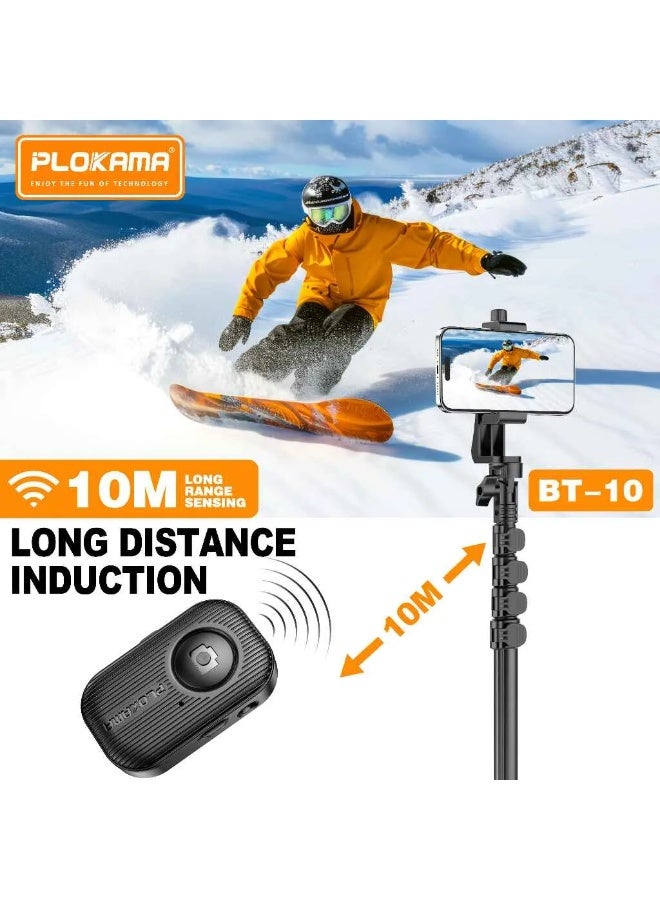 PLOKAMA BT10 Bluetooth Selfie Button – Capture Moments Hands-Free - Image 2