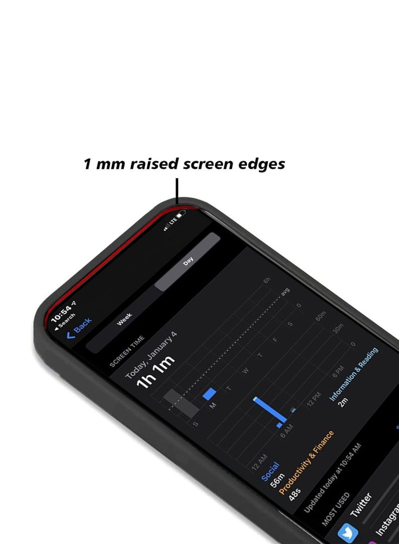 Wtech Silicone Luxury Plating Raised Camera Lips Protective Case Cover For Huawei Pura 70 Pro / Pura 70 Pro+ / Pura 70 Pro Plus 5G 2024 Black - Image 4