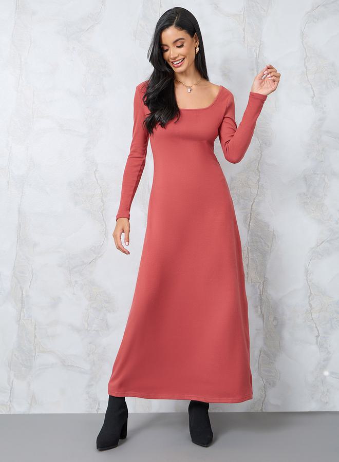 Styli A-Line Jersey Dress - Image 1