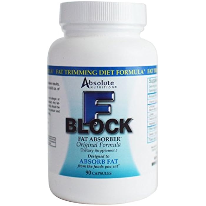 Absolute Nutrition أبسلوت نوتريشن إف بلوك إكسترا ماص للدهون، تركيبة حمية، 90 كبسولة - Image 1