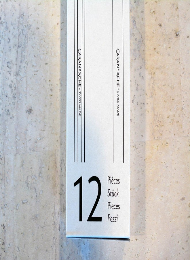 كاران داش قلم رصاص كاران داش إيدلويس 3B للكتابة - صنع في سويسرا - عبوة من 12 قلمًا - Image 3