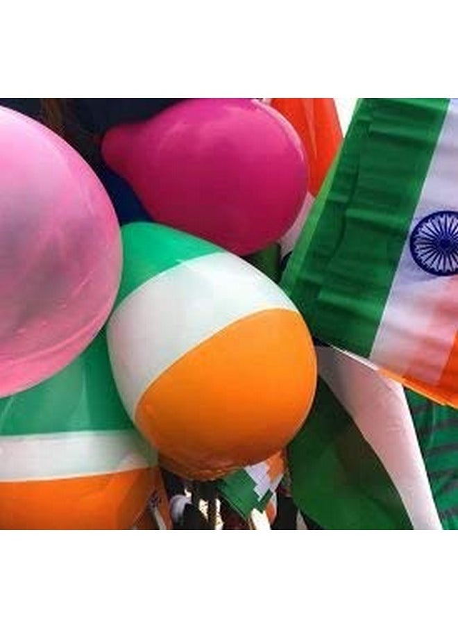 Infispace Infispace® HD Finish Metallic Tiranga Balloons For Independence Day & Republic Day Celebration (50 Balloons)  - Image 2