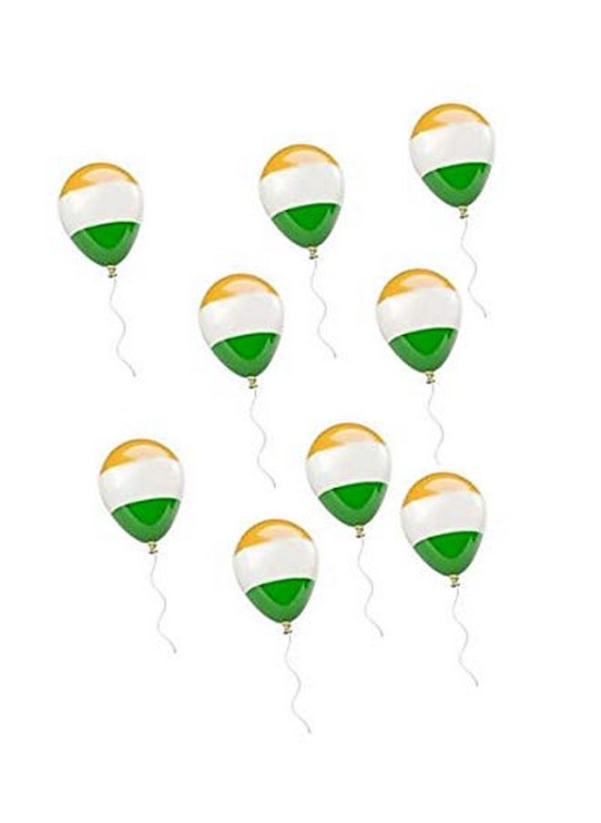 Infispace Infispace® HD Finish Metallic Tiranga Balloons For Independence Day & Republic Day Celebration (50 Balloons)  - Image 1