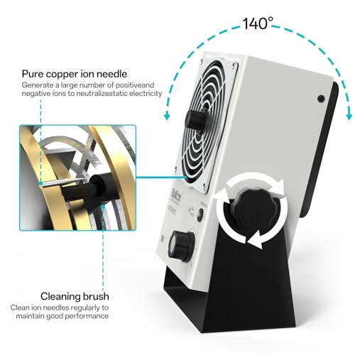 BAKON BK5600S Anti-Static Ion Fan, Ion Electric Fan, Static Eliminator, Electronic Manufacturing Maintenance, Scientific Research Laboratory, Chip Packaging To Eliminate Static Electricity - Image 4