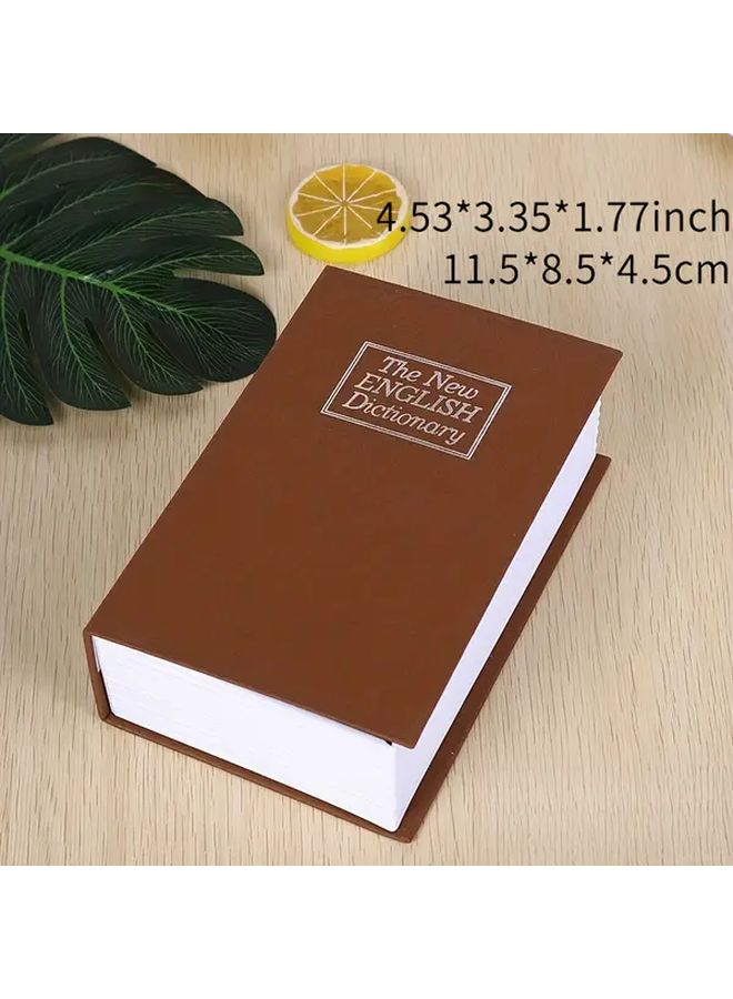 Small Book Safe With Combination Lock For Cash Jewelry Valuables - Image 1