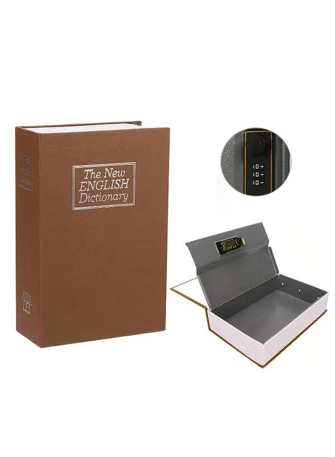 Small Book Safe With Combination Lock For Cash Jewelry Valuables - Image 2