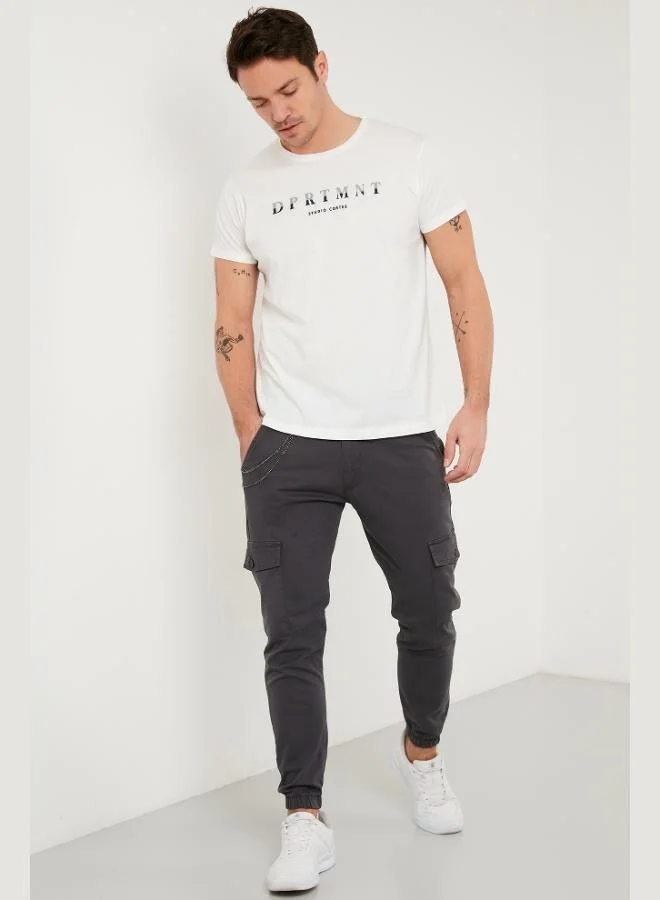 Buratti  Buratti Printed Crew Neck Cotton Slim Fit T Shirt Men's T SHIRT 541DPRTMNT24 for Men | Best Price UAE