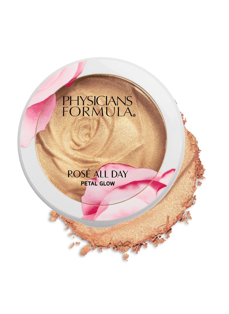 Physicians Formula Physicians Formula Ros All Day Highlighter Blush Face Powder Shimmer Petal Glow Pink Freshly Picked Dermatologist Tested Clinicially Tested 