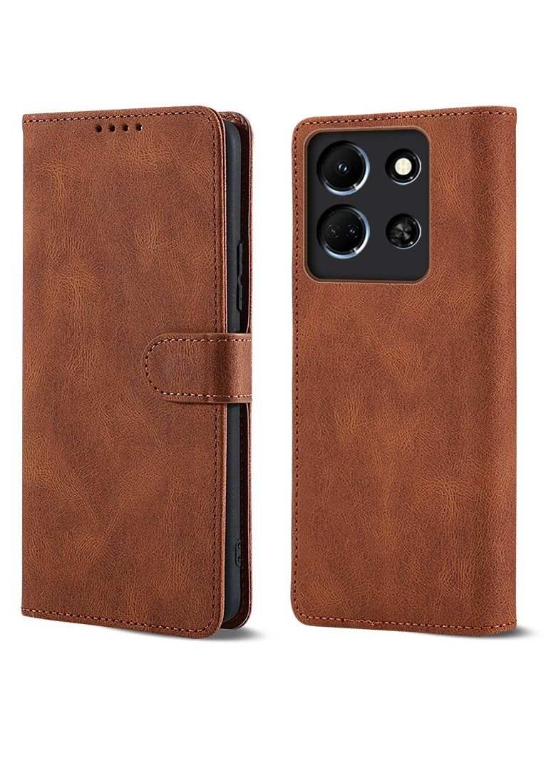 Protective Case Cover For Infinix Note 30 5G Brown - Image 1
