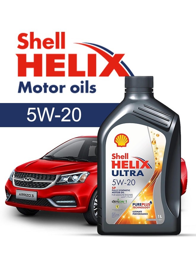 Shell Engine Oil – For Cherry Arrizo 3  2024 - 2020, 5 Liter,  5w20 Shell - With Engine Oil Filter - 2020 2021 2022 2023 2024