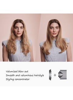 Changli Professional Brushless, Portable Blow Dryer Fast Drying for Salon Look 1600W, 3 Speed,4 Heat Settings with 5 Magnetic attachments for Quick Drying and efficient Styling  - Image 4