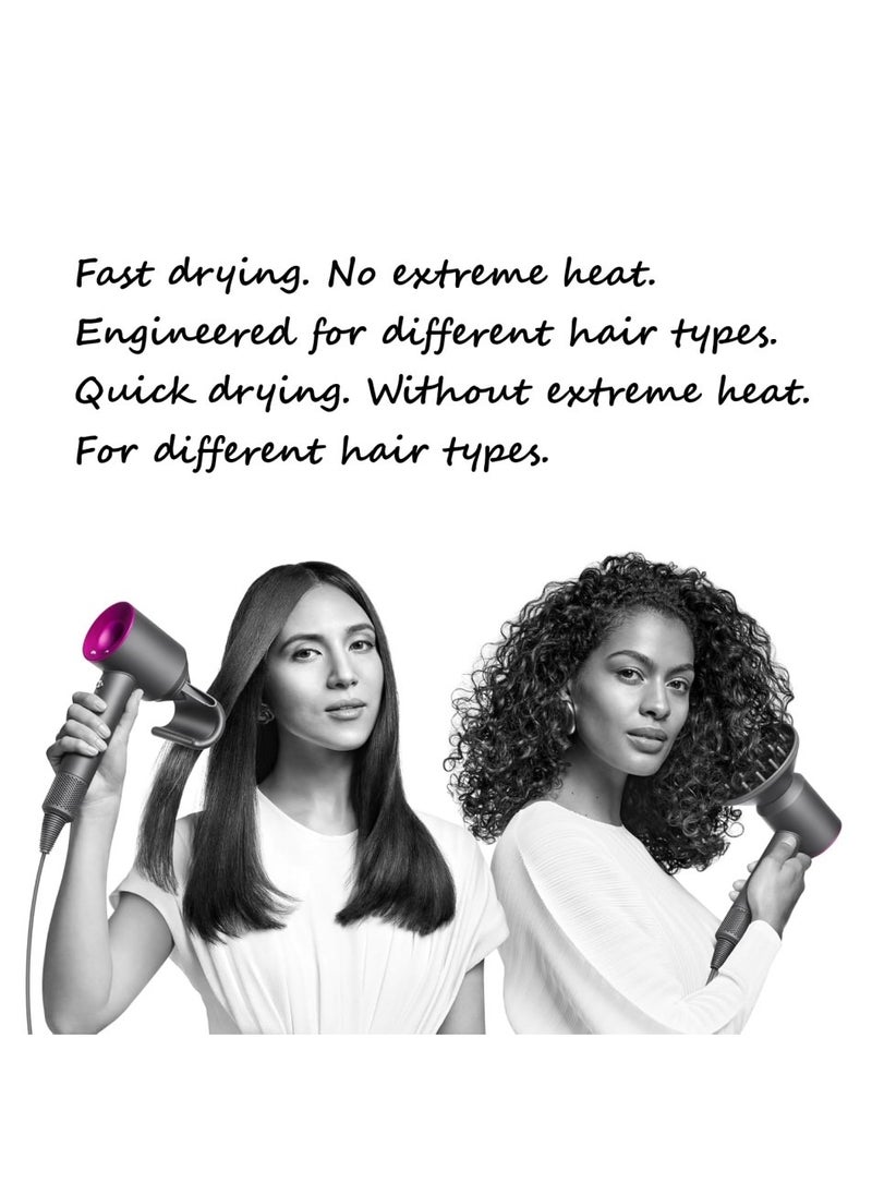 Changli - Professional Brushless, Portable Blow Dryer Fast Drying for Salon Look 1600W, 3 Speed,4 Heat Settings with 5 Magnetic attachments for Quick Drying and efficient Styling - Image 1