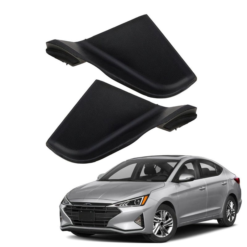 Bayyee Front LHRH Cowl Extension Trim Windshield Wiper Side Corner Panel Fender Cover for Hyundai Elantra Sedan 2017 2018 2019 2020